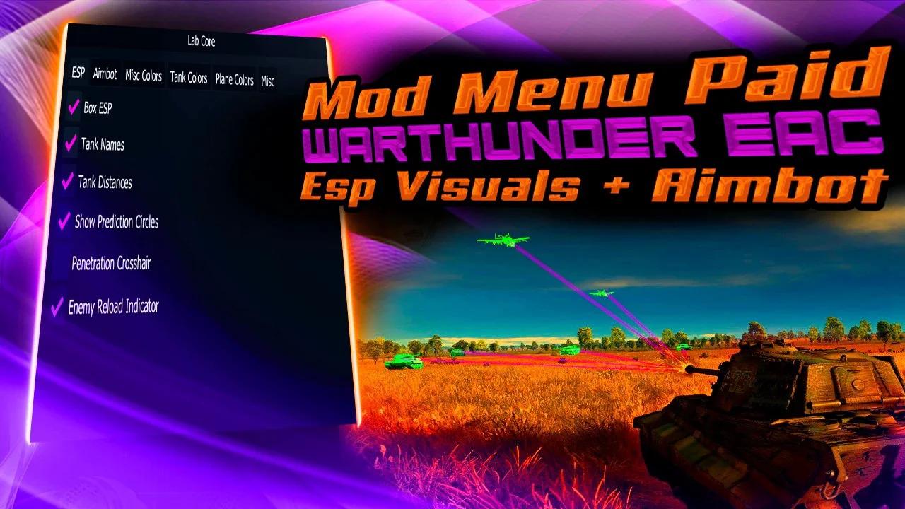 War Thunder Eac Cheat + ESP TANQS & PLANES+ AIMBOT PREDICTION CIRCLE