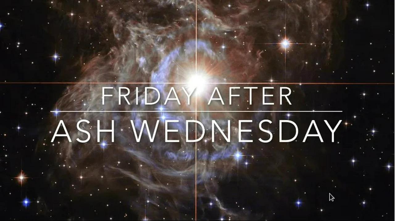 Friday After Ash Wednesday