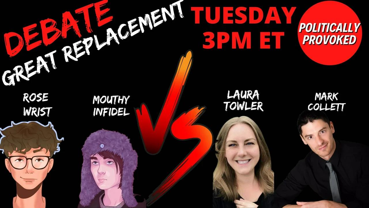 COZY INAUGURAL PART 1/3.2v2 DEBATE! Mark Collett & Laura Towler vs
