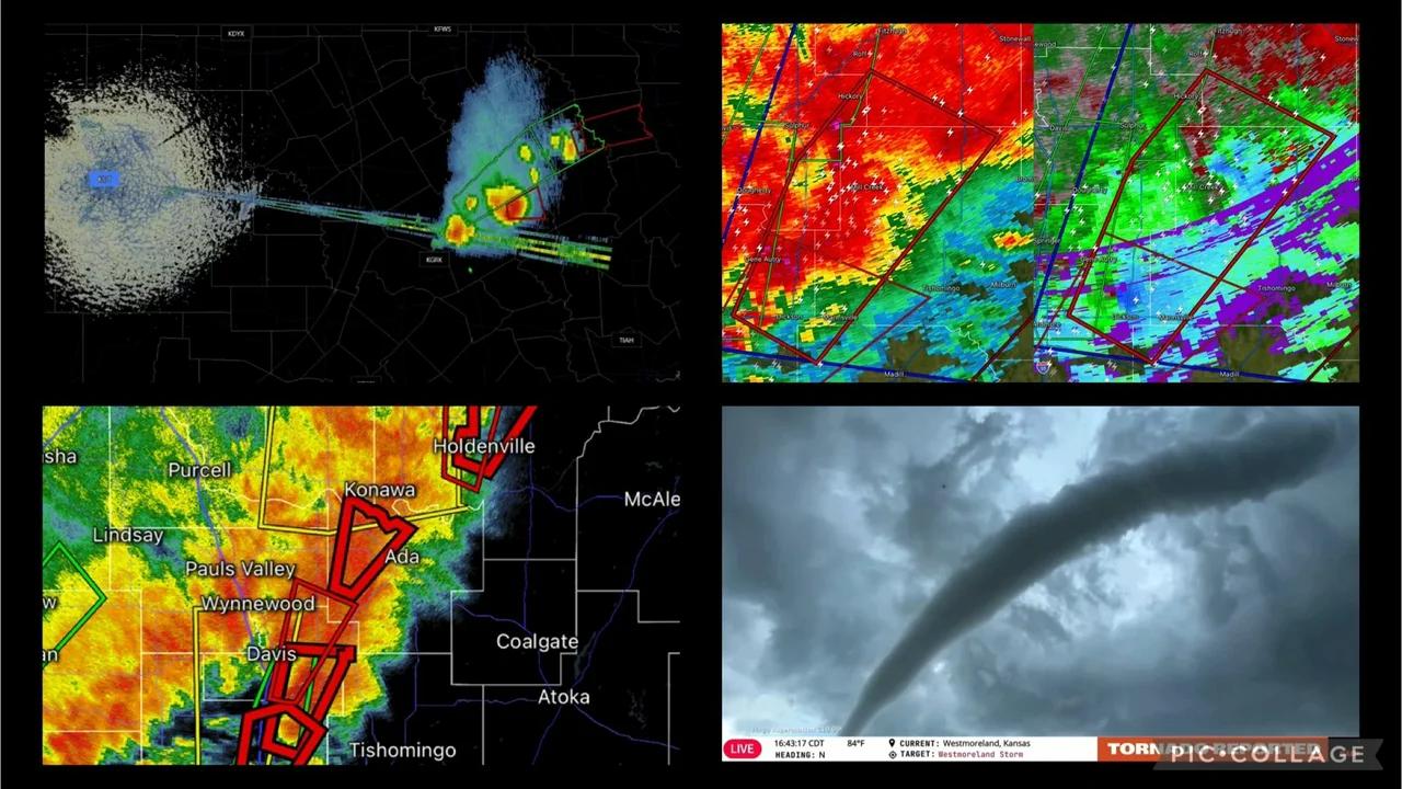 WEATHER WARS REED TIMMER INTERCEPTS VIOLENT TORNADO 1745 CDT 04/30/24