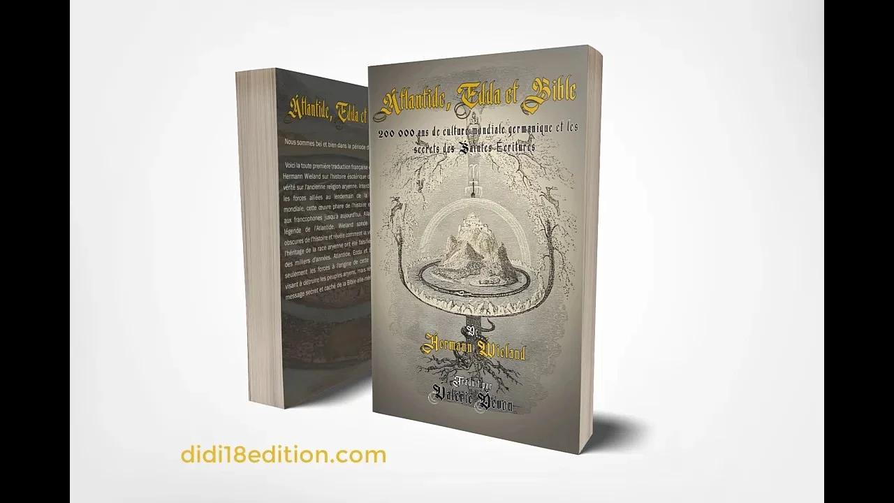 Atlantide, Edda et Bible d'Hermann Wieland Nouveauté Didi18 édition (Narration didi18)