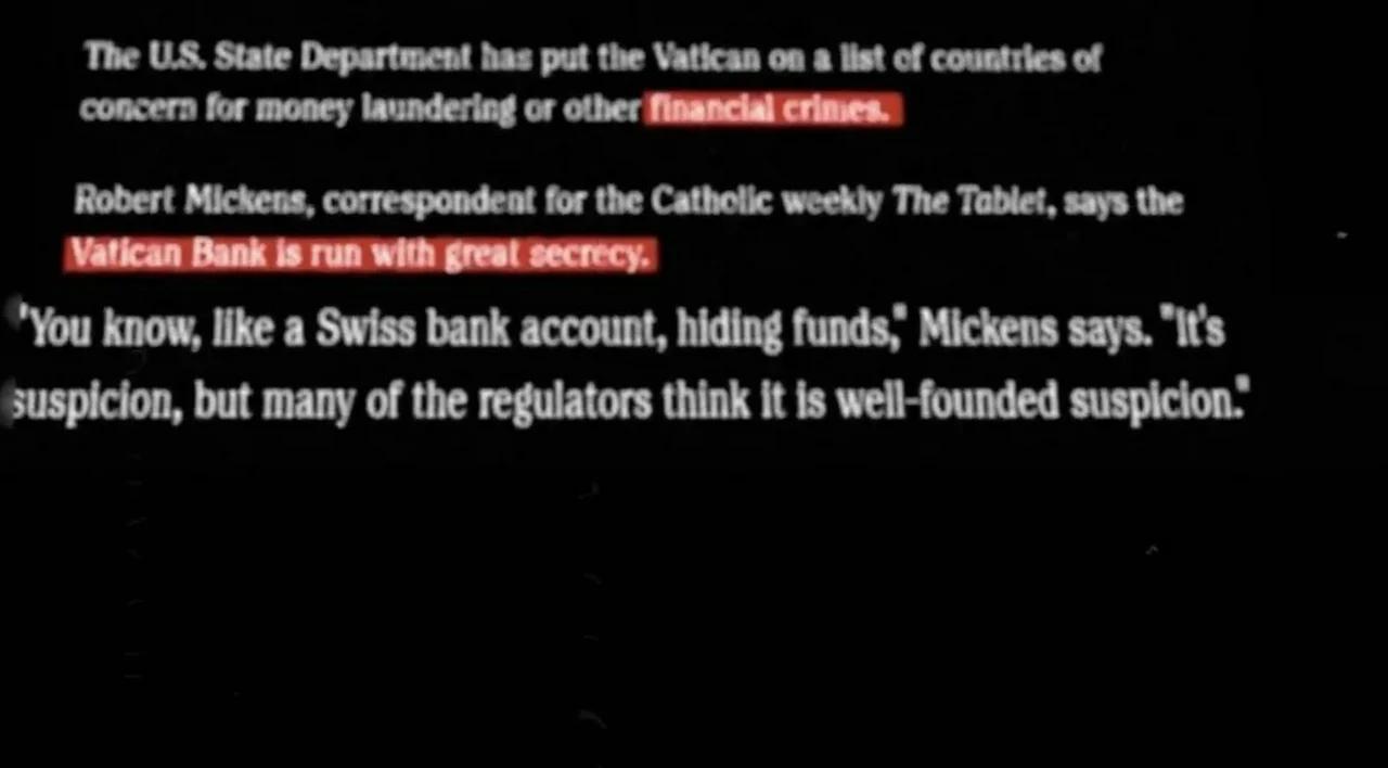 The Secret Origin of Vatican Wealth Documentary 2025