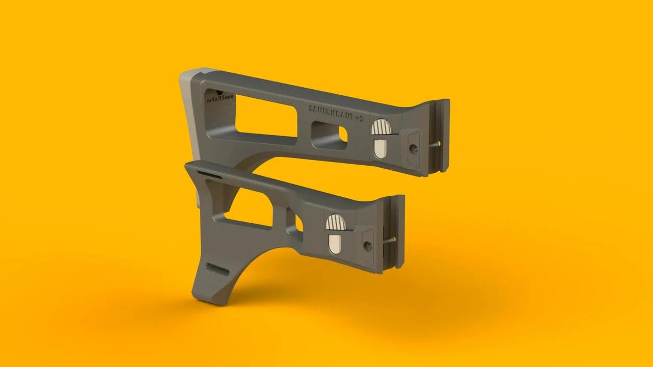 Sauerkraut V2 Folding Brace and Stock