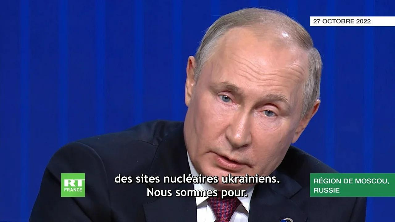 Poutine souhaite une mission de l'AIEA après la crainte d'utilisation