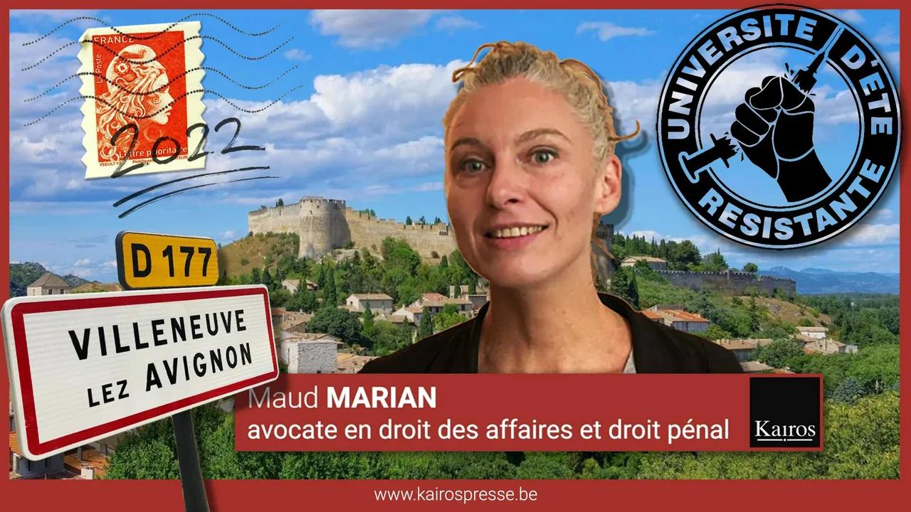 Université d'Été Résistante 003 16/9/2022 Maud Marian Kairos