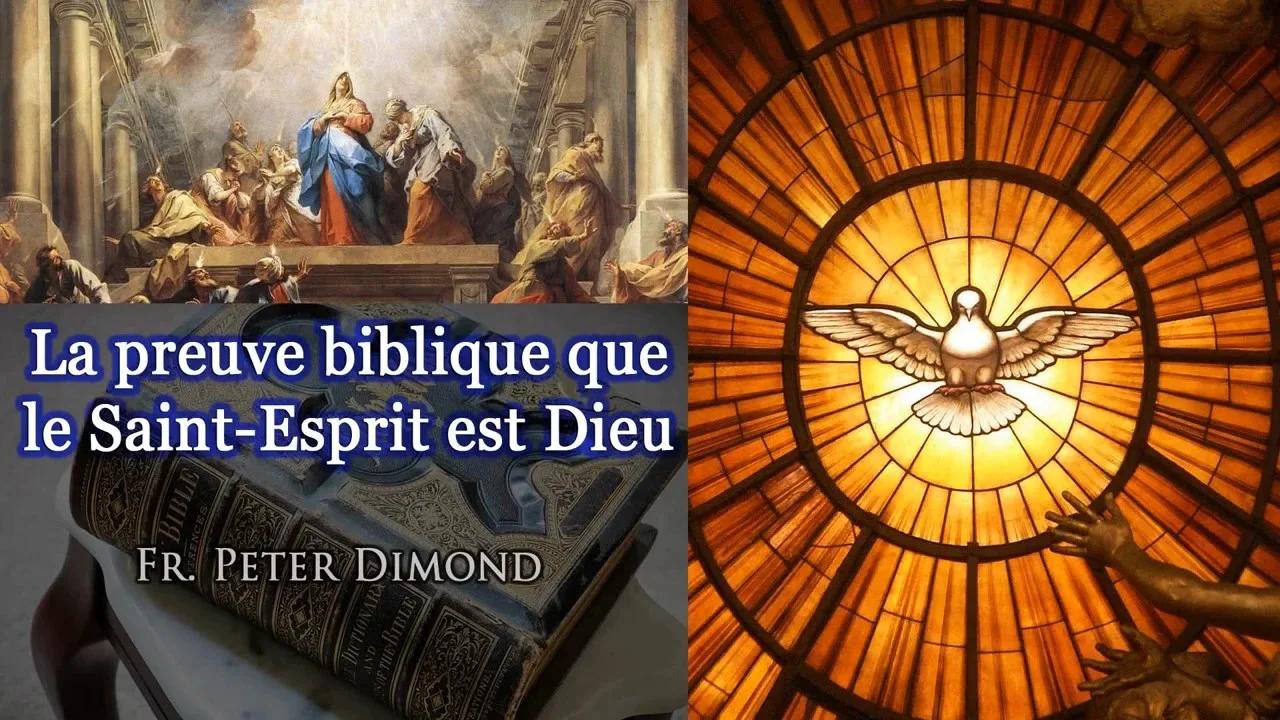 La preuve biblique que le SaintEsprit est Dieu