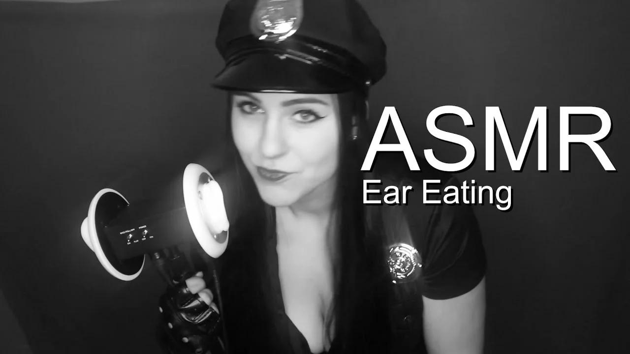 ASMR Officer Lips Aggressive ear licking | Sucking interrogation