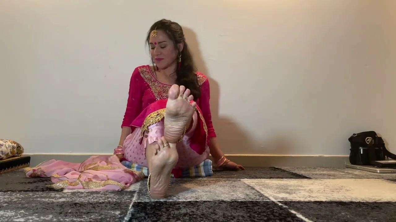 Indian Dress Enjoy Countdown feet JOI punjabi Suit PayPal for Donation