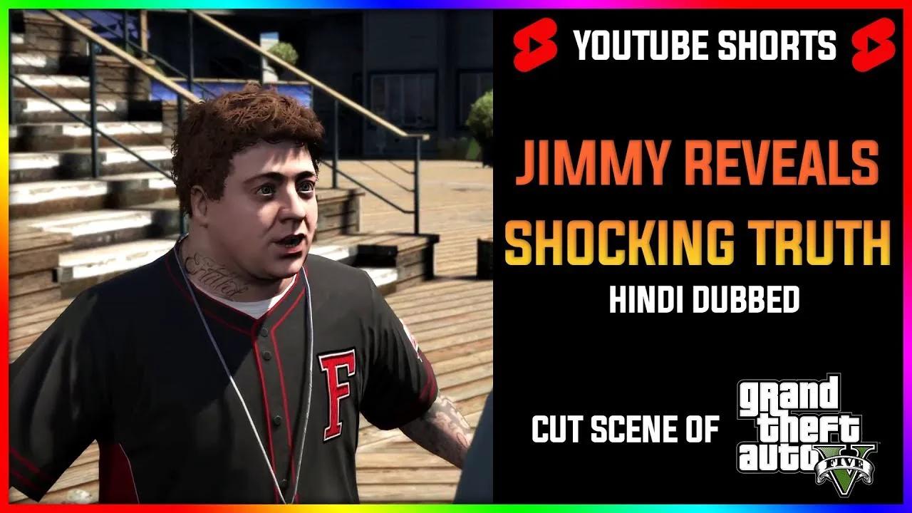 Jimmy Reveals Shocking Truth GTA 5 Hindi Dubbed Shorts(04)