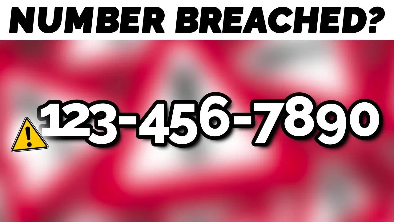 Is Your Phone Number Leaked Online?