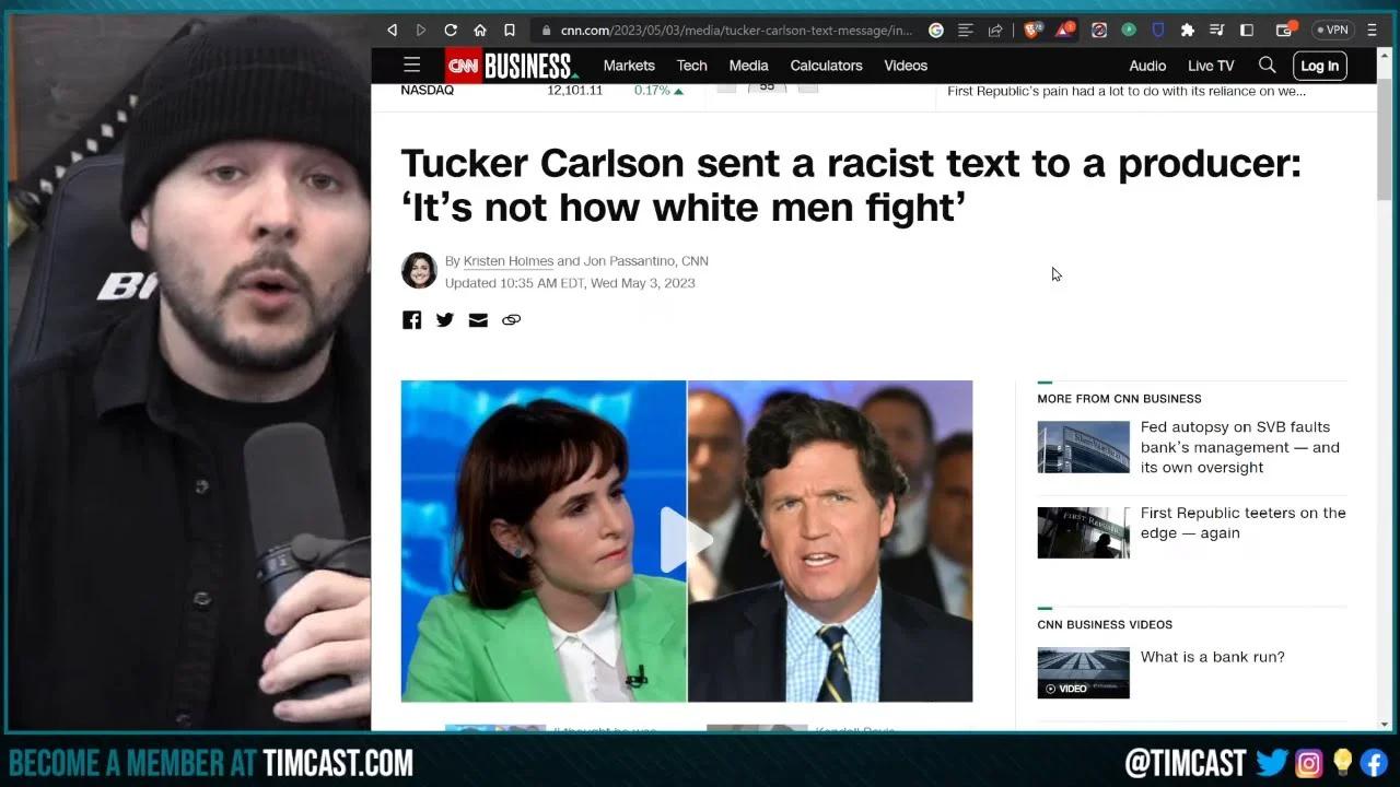 Tucker Carlson Texts LEAKED, Media Matters Leaks MAY BE FAKE, They Are