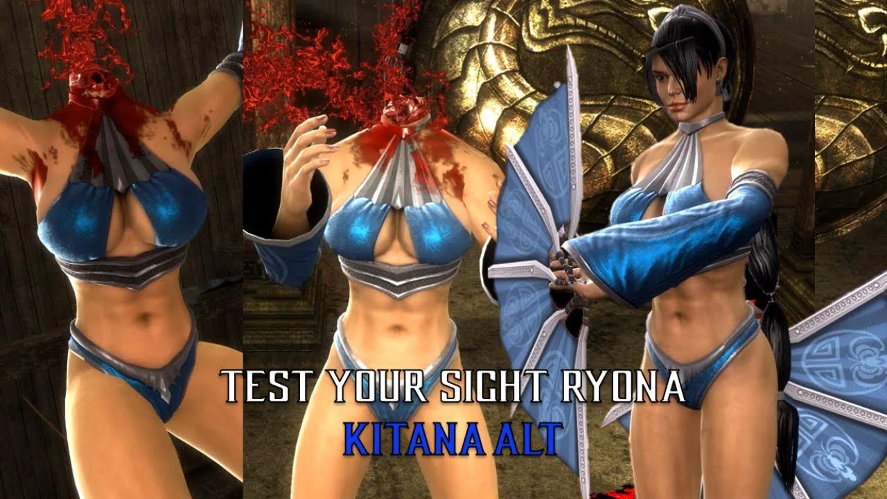 [Mortal Kombat 9 Ryona] Test Your Sight Punishments on Alternate Blue