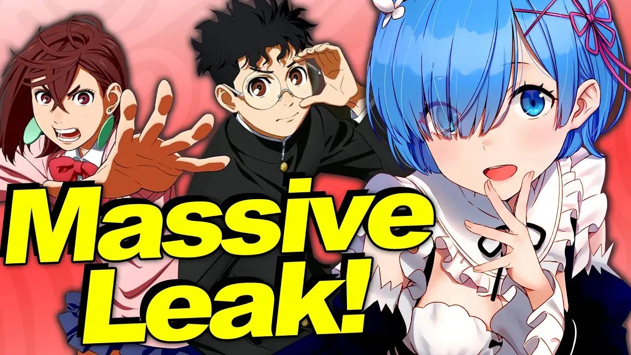 Dandadan Re:Zero and More Anime Leaked to Public Early!