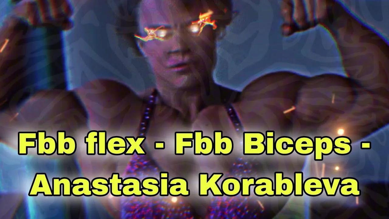 fbb flex - fbb biceps - Anastasia Korableva Super Muscle FBB - muscle