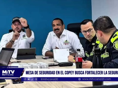 Mesa de seguridad en el Copey busca fortalecer la seguridad