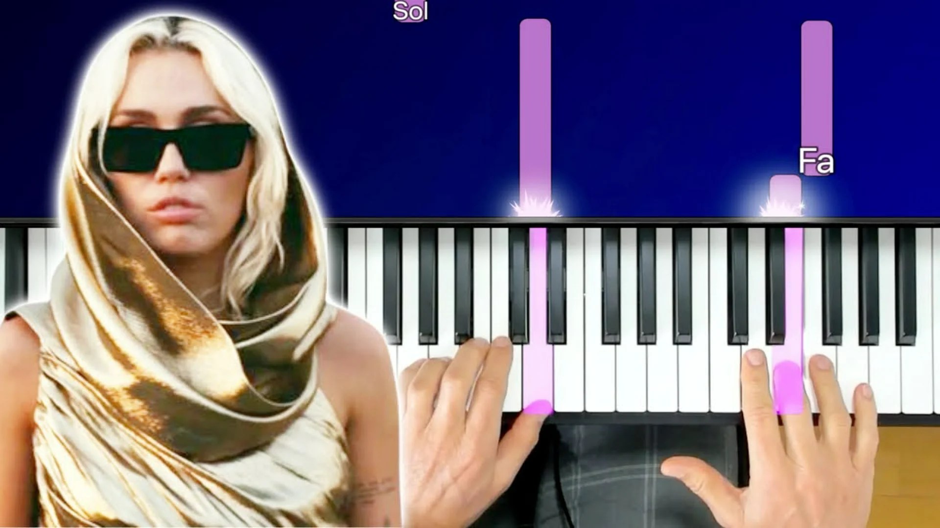 Miley Cyrus Flowers – Piano FACILE