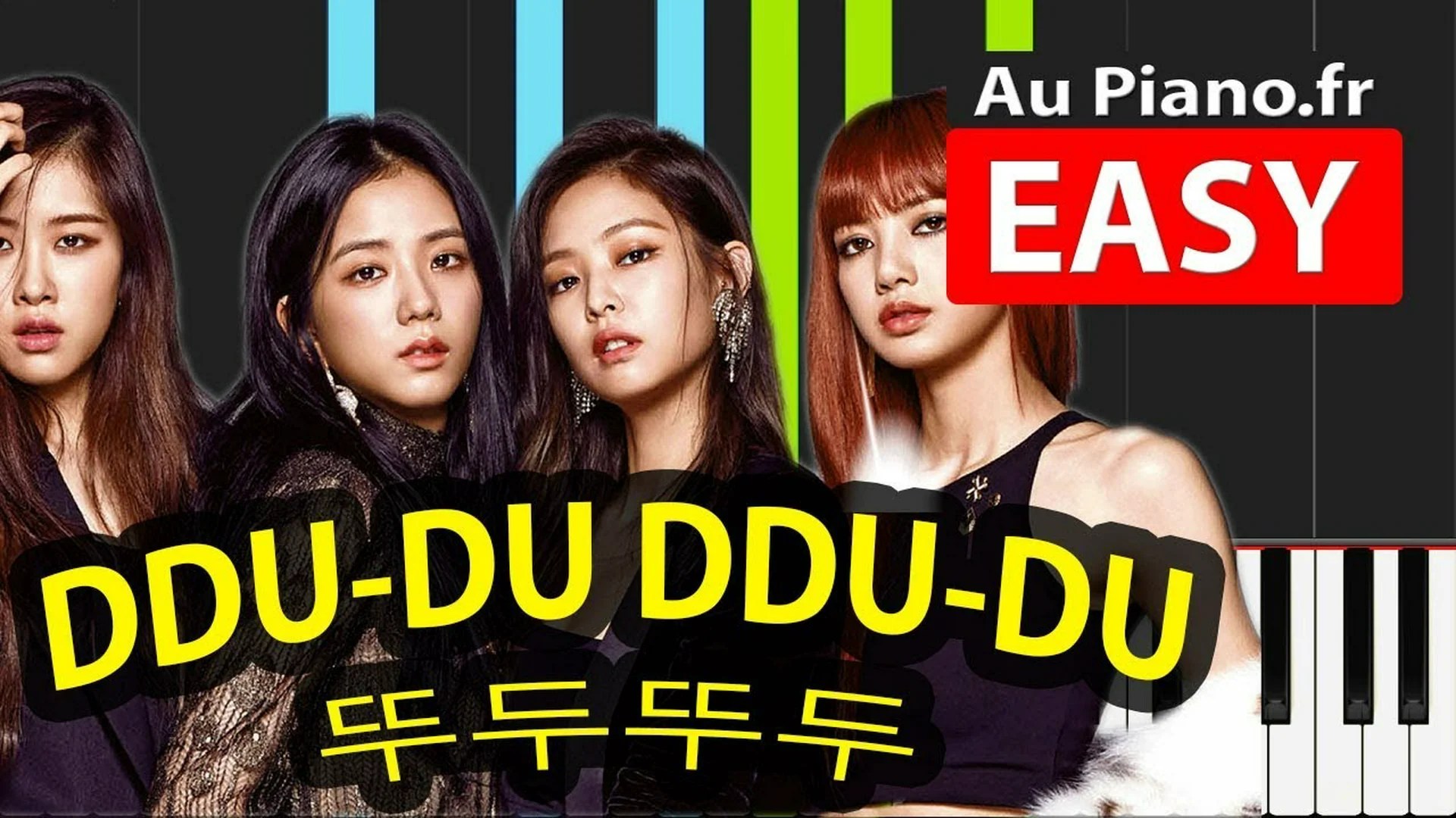 Blackpink DDU-DU-DDU-DU EASY Piano Tutorial (How to play Lisa)
