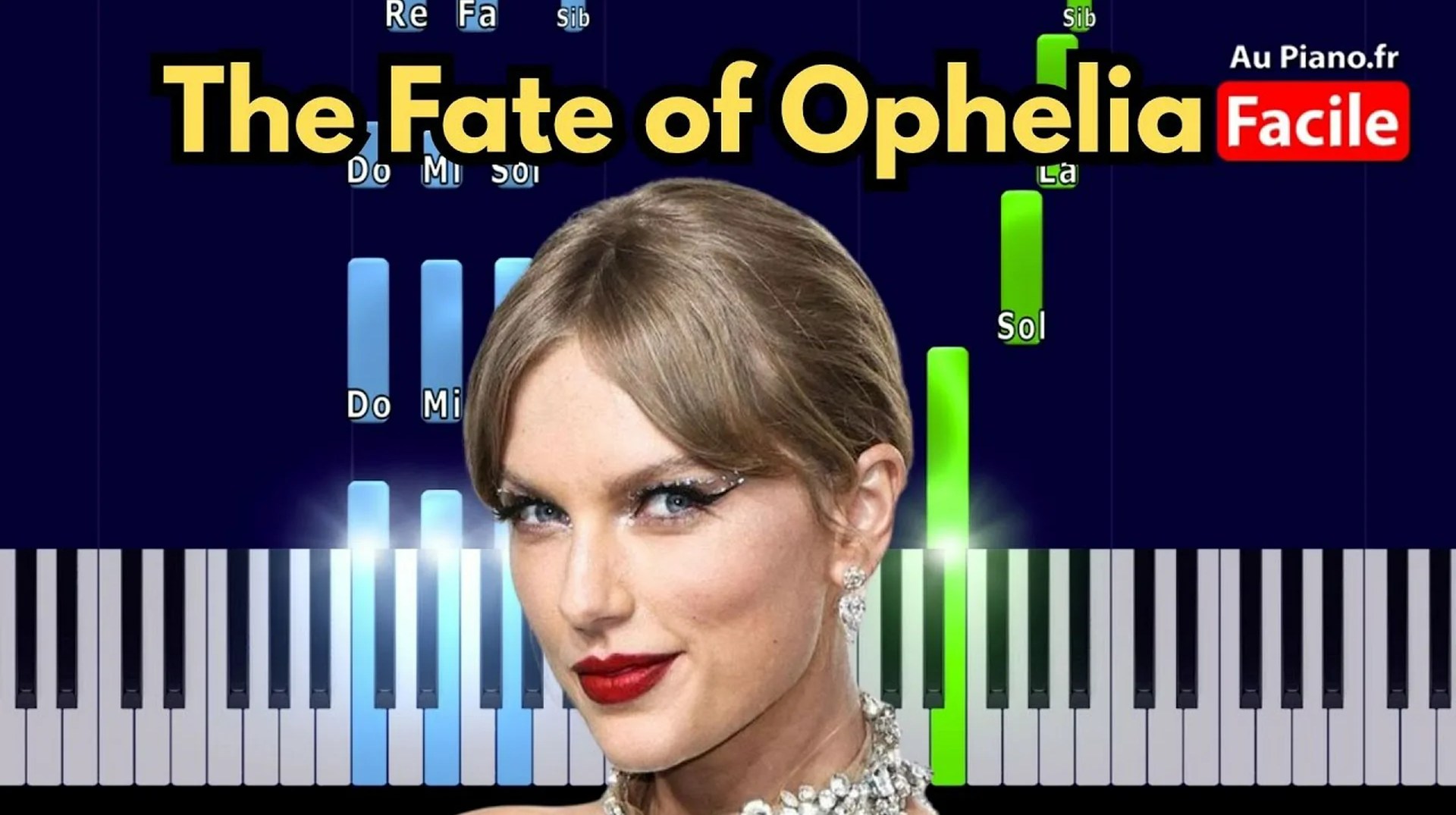 Taylor Swift The Fate of Ophelia – Piano Tutorial FACILE