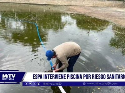 Intervienen la mal llamada piscina en Ciudadela La Paz