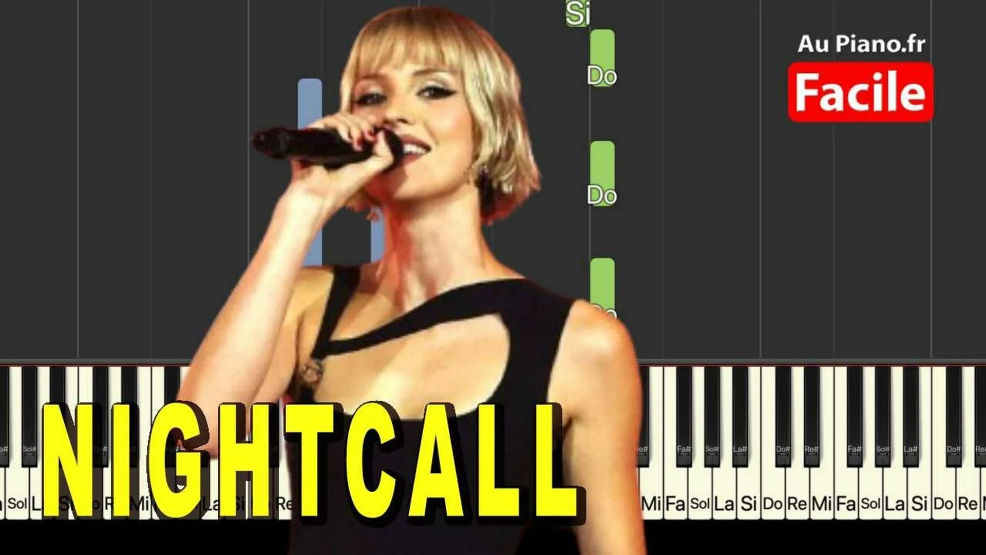 Angèle – Nightcall Ft. Kavinsky – Piano Tutorial FACILE