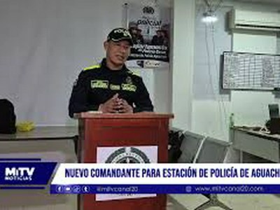 Nuevo comandante para estación de policía de Aguachica