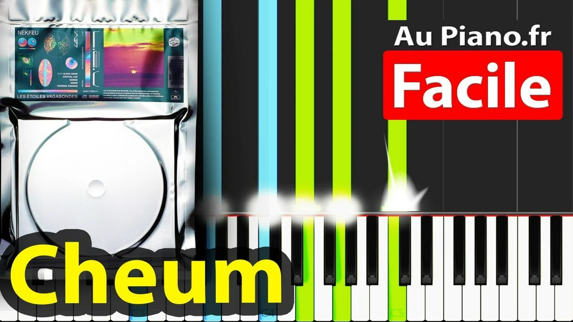 Cheum Nekfeu Piano Facile Tutorial