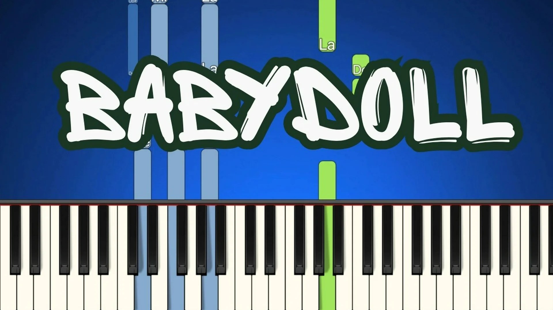 Dominic Fike « Babydoll » Piano Tutorial