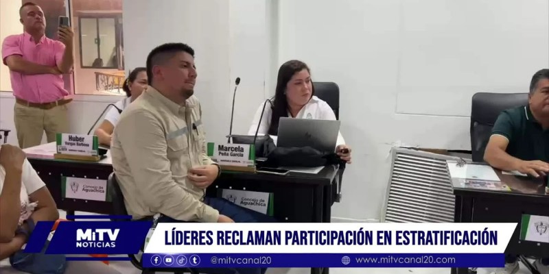 Líderes reclaman participación en estratificación