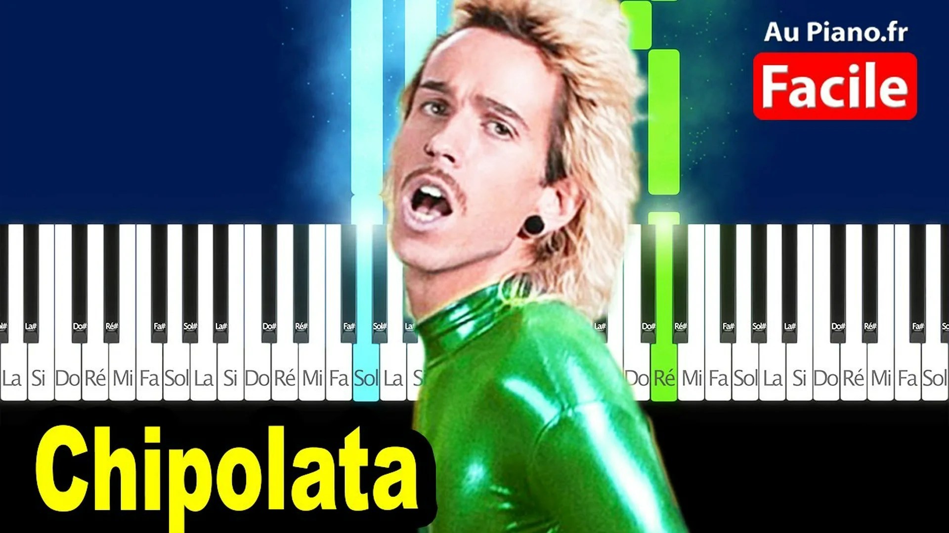 Téo Lavabo Chipolata • Piano Cover Tutorial Parole (AuPiano.Fr)