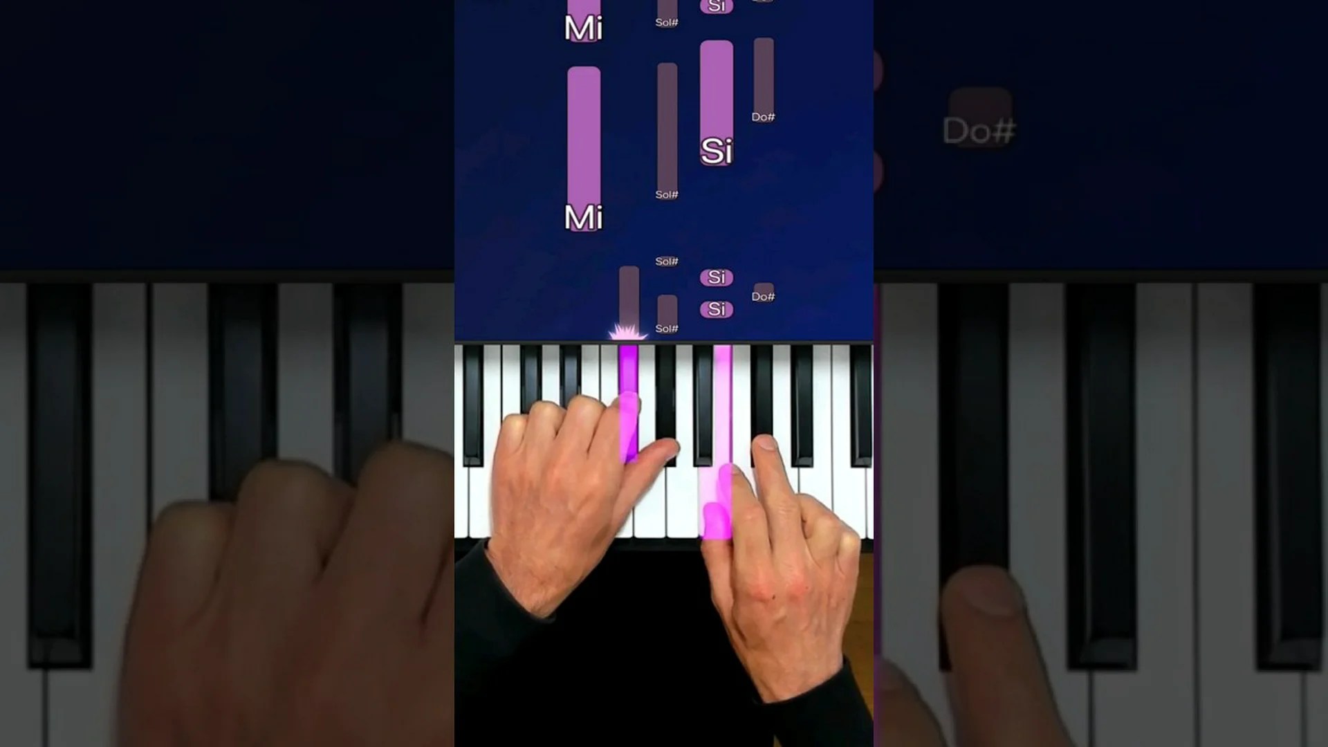 Golden hour au piano Tutorial arrangement très facile #piano #shorts #goldenhour #pianotutorial