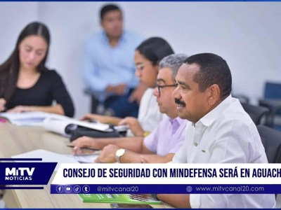 Consejo de seguridad con min defensa será en Aguachica