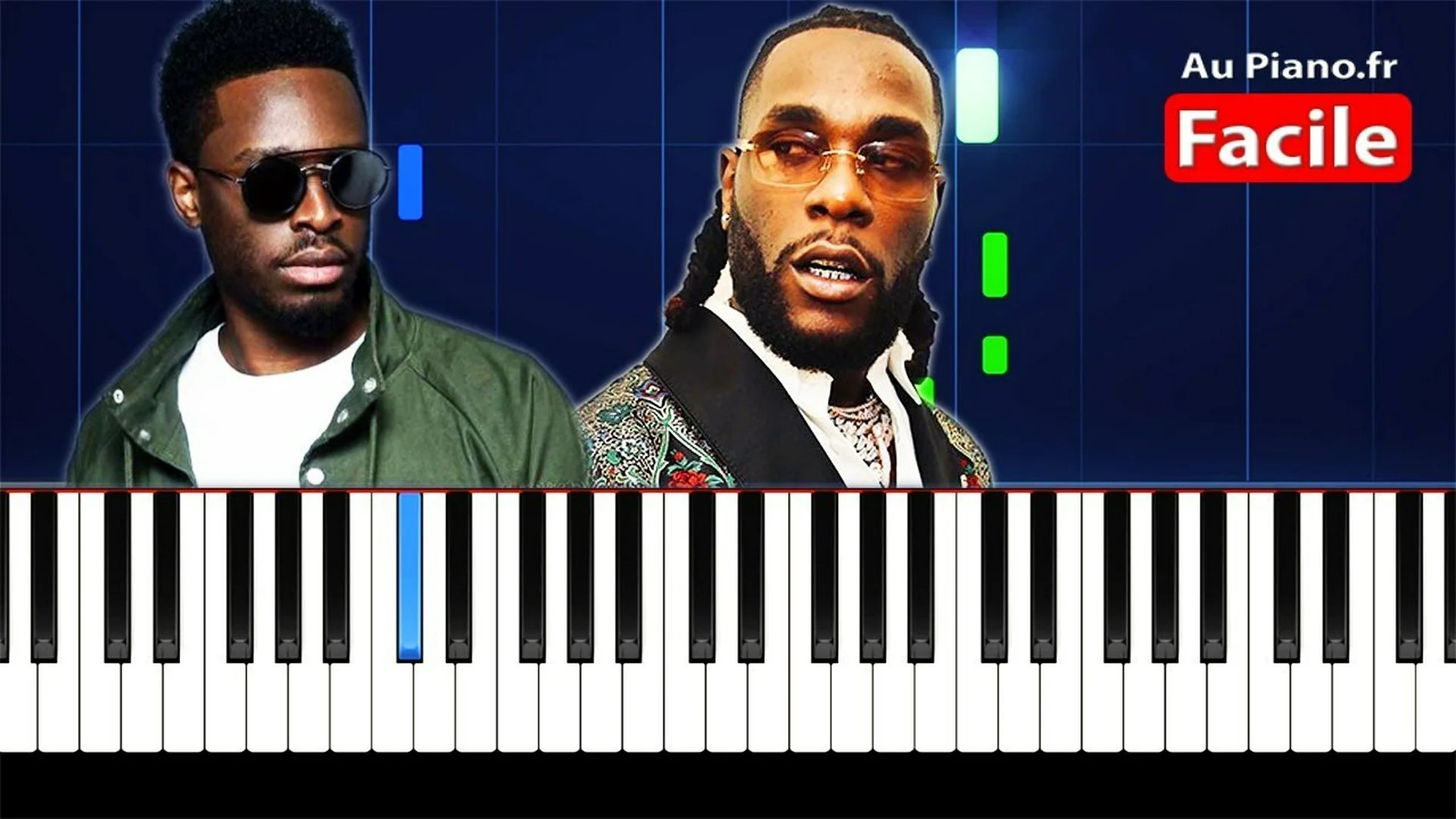 DADJU – Donne moi l&rsquo;accord avec BURNA BOY – Piano FACILE (AuPiano.fr)