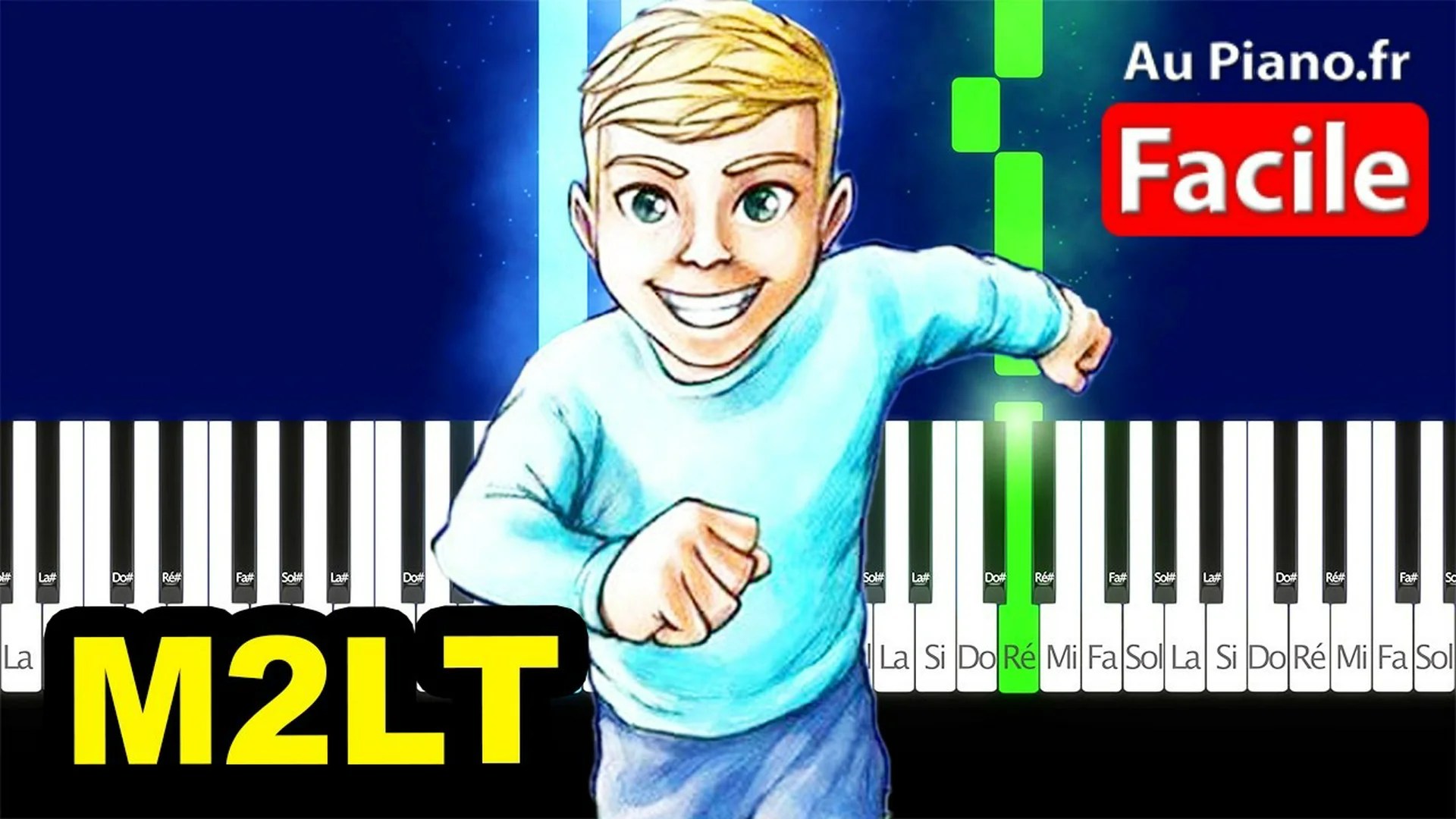 Michou M2LT – Piano Cover Tutorial Paroles (AuPiano.fr)
