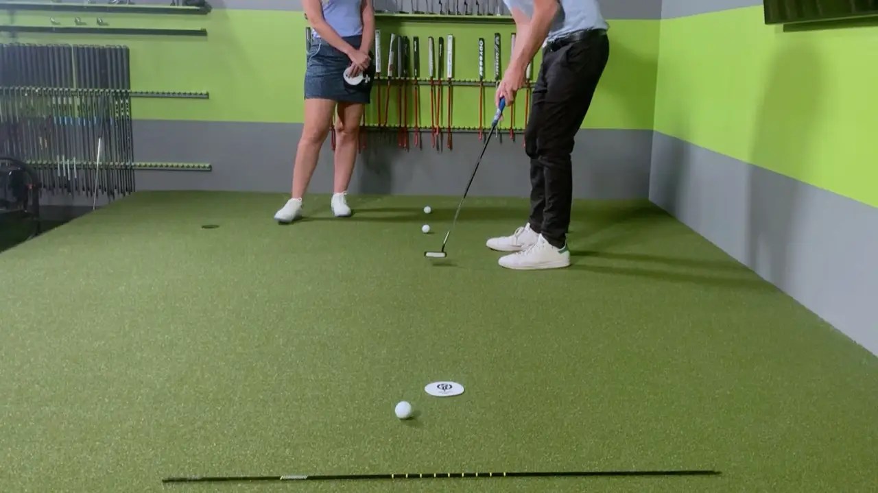 This is the best putting green warm up for right before your tee time