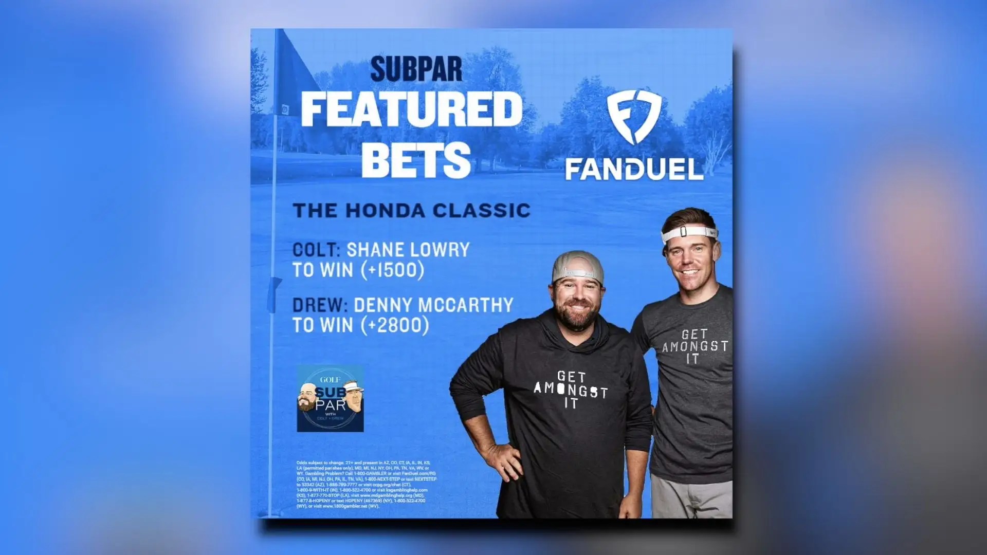 Subpar's FanDuel Picks of the Week for the Honda Classic Golf