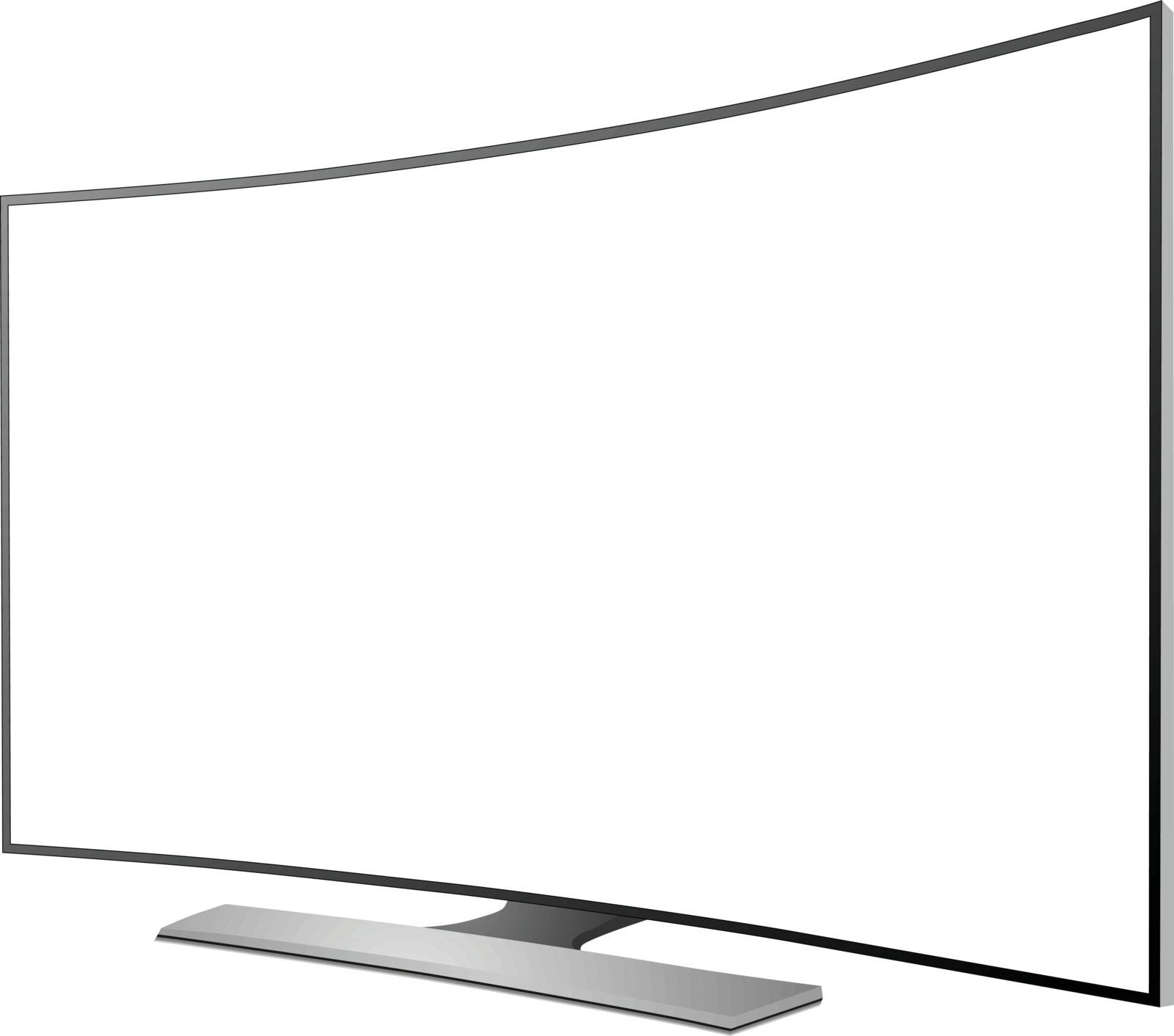 Curved tv Stock Image Royalty Free Vector Images