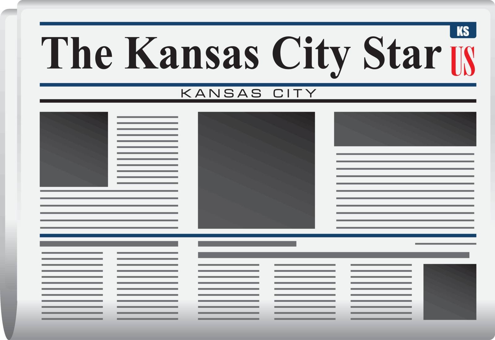 Newspaper the Kansas City Star Stock Image Royalty Free