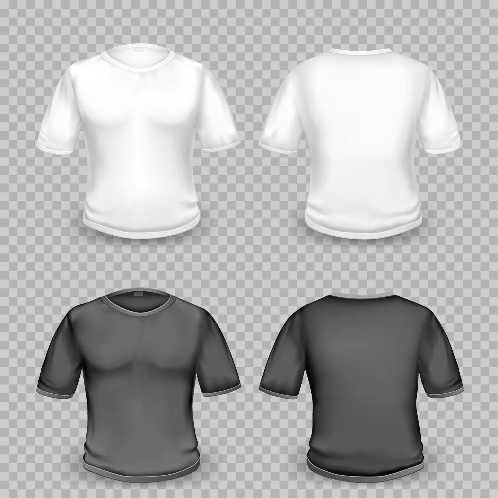 black and white tshirt template Stock Image Royalty Free Vector Images with
