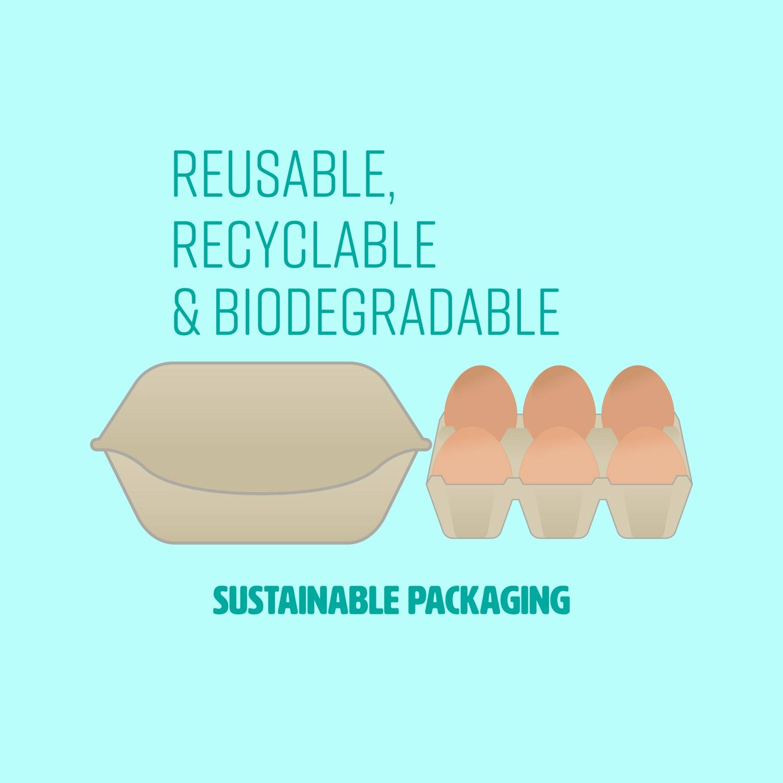 Sustainable Packaging 1 Stock Image Royalty Free Vector