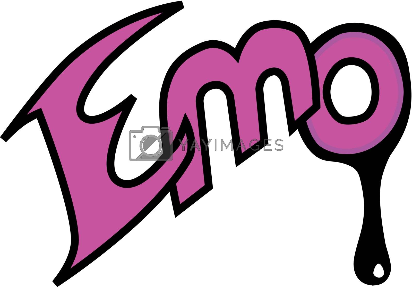 Emo inscription by EugenP Vectors & Illustrations Free download Yayimages