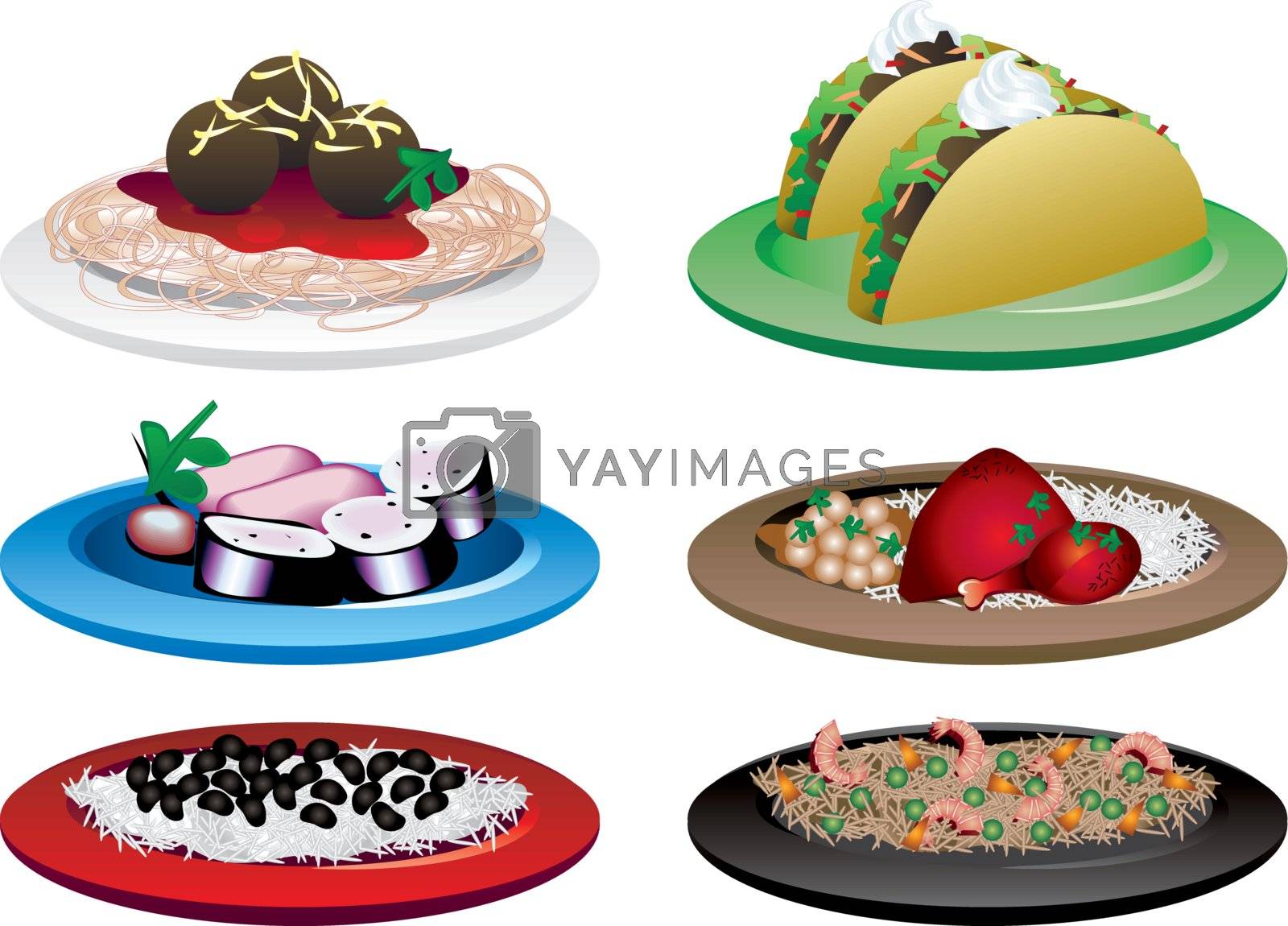 Ethnic Food by basheeradesigns Vectors & Illustrations Free download