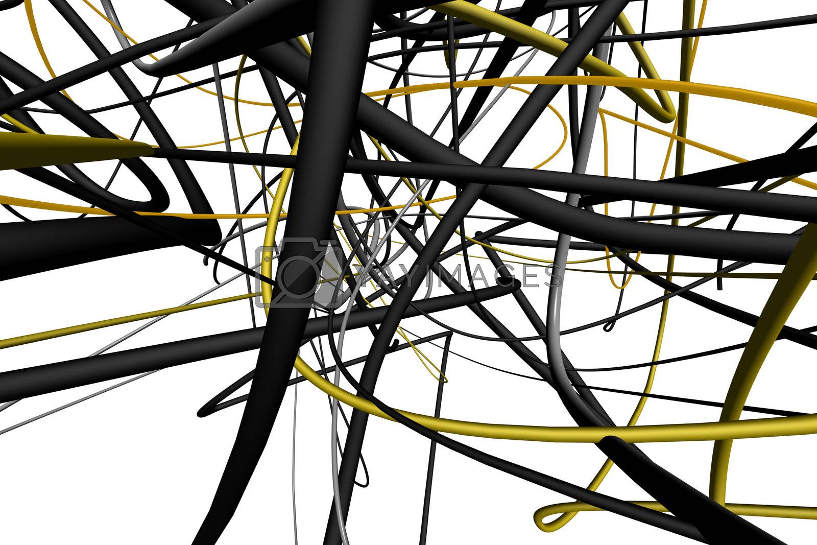 Royalty Free Image 3D Abstract Lines by jeremywhat