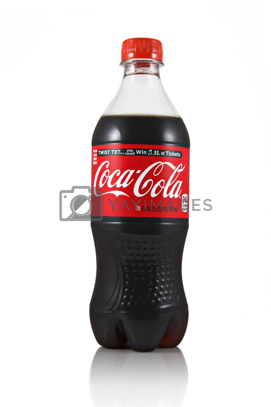 Royalty Free Image Coca Cola bottled drink by macropixel