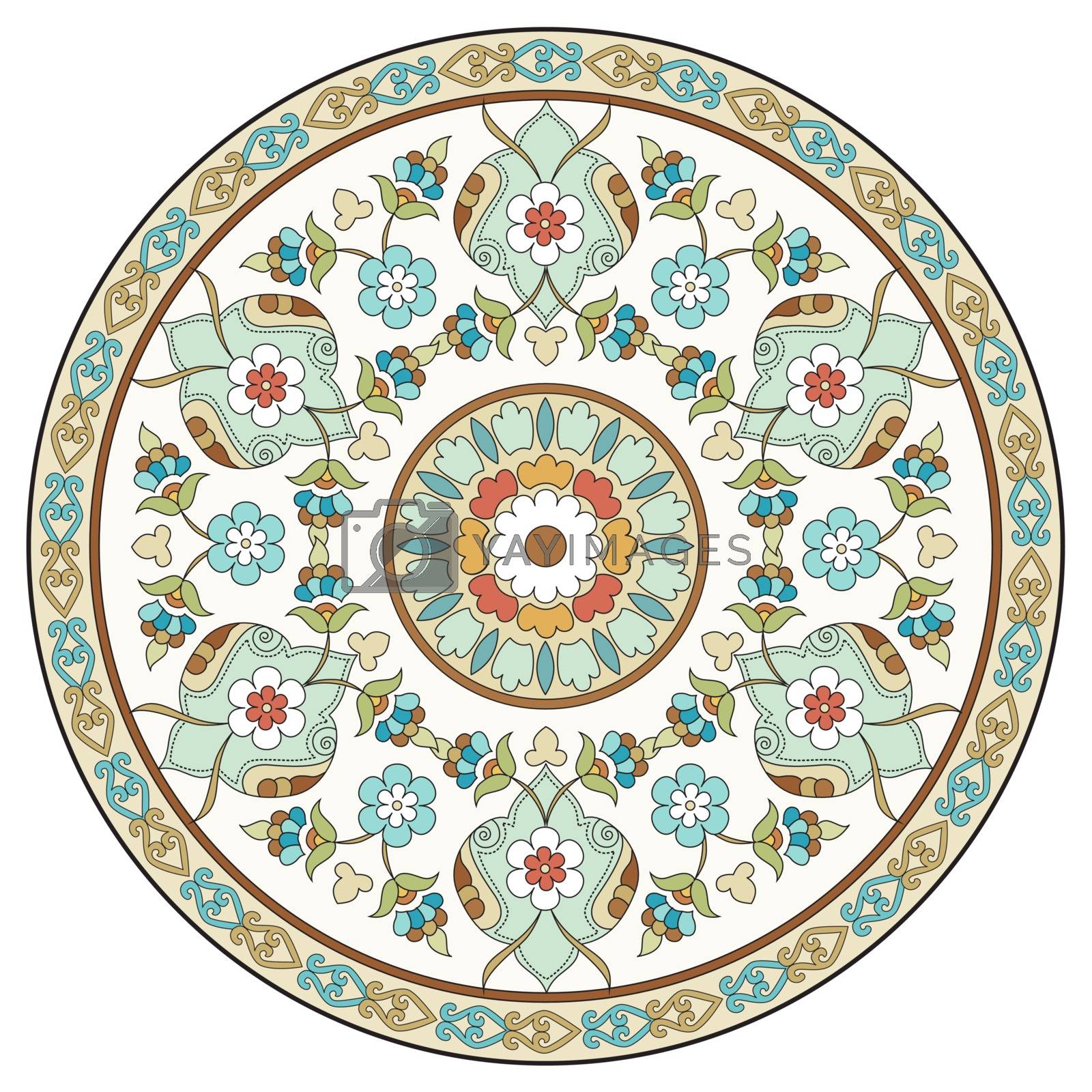 Royalty Free Vector artistic ottoman pattern series ten by antsvgdal