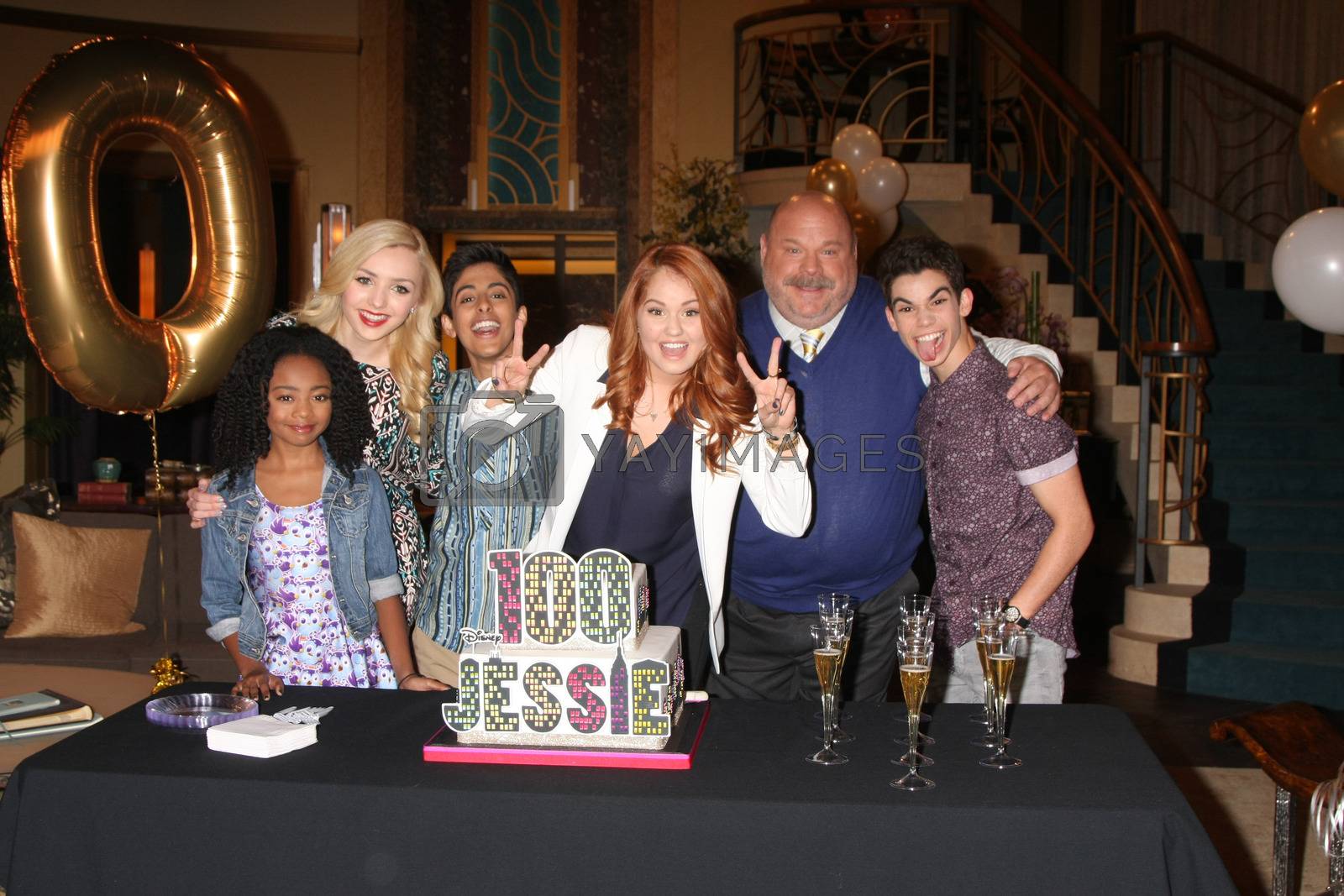 Skai Jackson, Peyton List, Karan Brar, Debby Ryan, Kevin