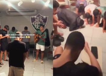 Jogadores da base do Fluminense fazem célula no clube: “Mover de Deus”