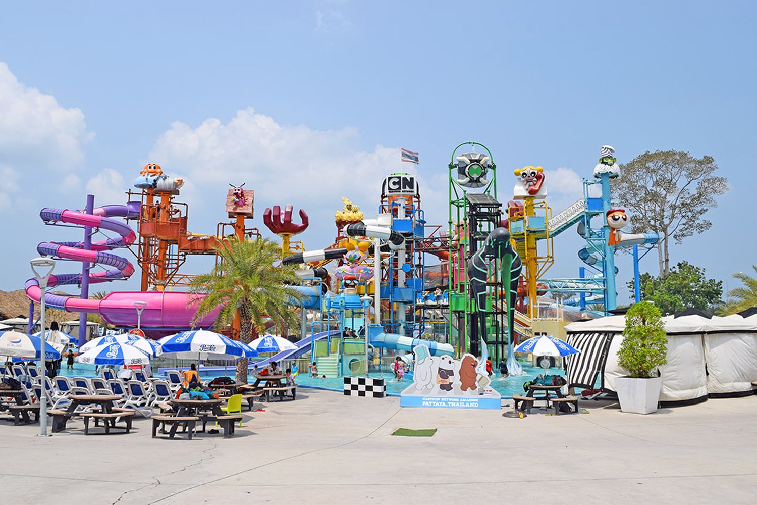 Cartoon Network Amazone Waterpark A Top Destination in Pattaya The Bear Travel