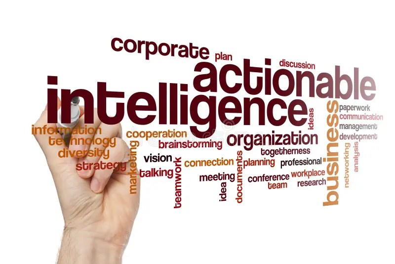 Word Cloud Business Intelligence Stock Vector Illustration of