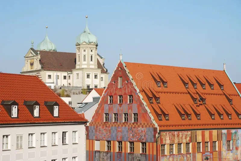 Augsburg stock image. Image of houses, city, bavaria, germany 7106047