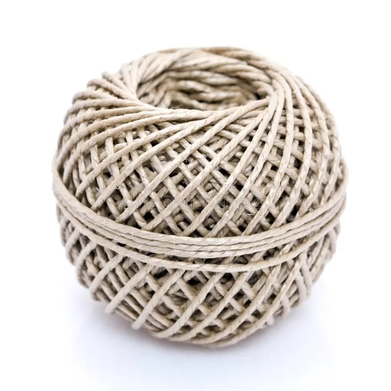 Ball of String stock photo. Image of white, roll, fibres - 16691604